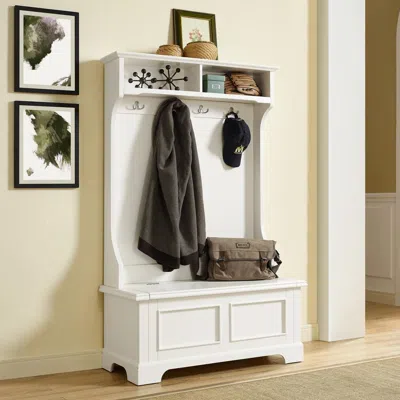 Crosley Furniture Campbell Hall Tree White
