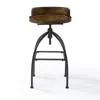 Crosley Furniture Edison Adjustable Height Swivel Stool Natural
