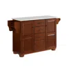 Crosley Furniture Eleanor Stone Top Kitchen Island In Brown