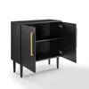 Crosley Furniture Everett Accent Cabinet Matte Black