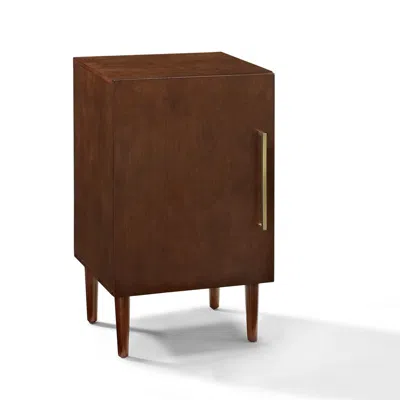 Crosley Furniture Everett Record Player Stand Mahogany In Brown