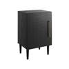 Crosley Furniture Everett Record Player Stand Matte Black