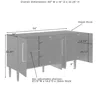 Crosley Furniture Everett Sideboard Mahogany