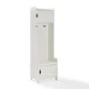 CROSLEY FURNITURE FREMONT HALL TREE DISTRESSED WHITE