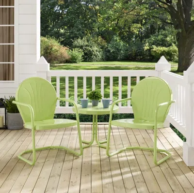 Crosley Furniture Griffith 3pc Outdoor Chair Set In Green