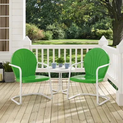 Crosley Furniture Griffith 3pc Outdoor Chair Set In Green