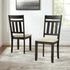 Crosley Furniture Hayden 2pc Slat Back Dining Chair Set Slate - 2 Slat Back Chairs