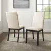 Crosley Furniture Hayden 2pc Upholstered Chair Set Slate - 2 Upholstered Chairs