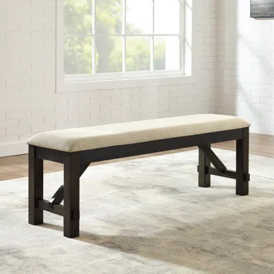 Crosley Furniture Hayden Dining Bench Slate In Brown