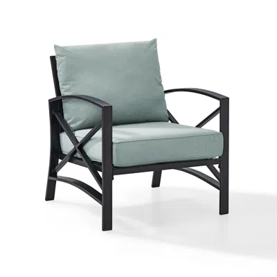 Crosley Furniture Kaplan Outdoor Metal Armchair Mist/oil Rubbed Bronze