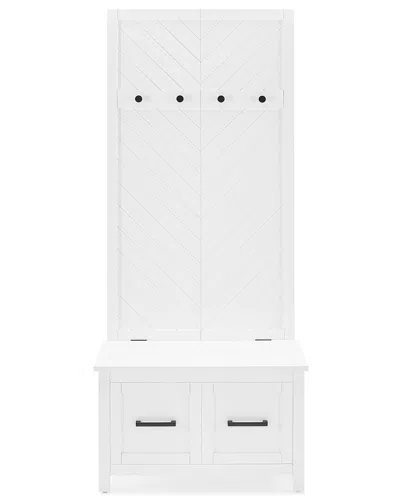 Crosley Furniture Kayce Hall Tree In White