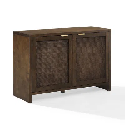 Crosley Furniture Kenji Record Storage Media Console In Brown