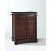 Crosley Furniture Lafayette Granite Top Portable Kitchen Island/cart Mahogany/black