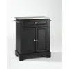 Crosley Furniture Alexandria Stainless Steel Top Portable Kitchen Island/cart Black/stainless Steel