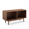 Crosley Furniture Liam Medium Record Storage Console Cabinet Walnut