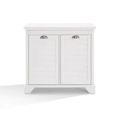 Crosley Furniture Lydia Linen Hamper White