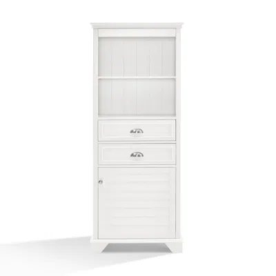 Crosley Furniture Lydia Tall Cabinet White