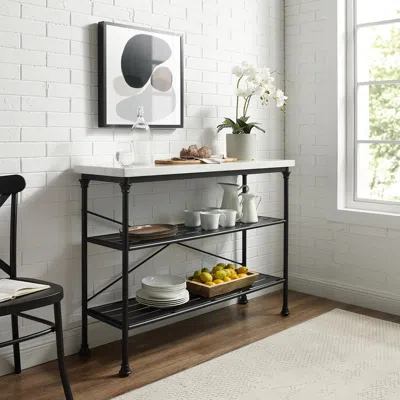 Crosley Furniture Madeleine Console Matte Black