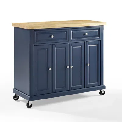Crosley Furniture Madison Kitchen Cart Navy