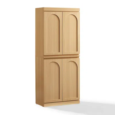 Crosley Furniture Marco Kitchen Pantry Storage Cabinet Ash In Brown