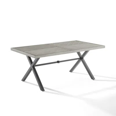 Crosley Furniture Otto Outdoor Dining Table In Gray