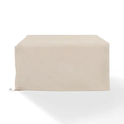 Crosley Furniture Outdoor Loveseat Furniture Cover Tan In White