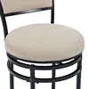 Crosley Furniture Rachel Bar Stool Black/white