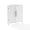 Crosley Furniture Roarke Stackable Corner Kitchen Storage Pantry In White