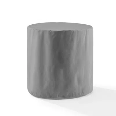 Crosley Furniture Round Outdoor Bistro Table Furniture Cover In Gray