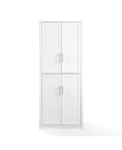 Crosley Furniture Savannah 28" Medium-density Fiberboard (mdf) Tall Kitchen Storage Pantry In White