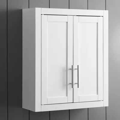 Crosley Furniture Savannah Wall Cabinet White