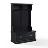 Crosley Furniture Seaside Hall Tree In Black