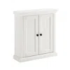 Crosley Furniture Seaside Wall Mounted Storage Cabinet In White
