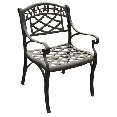 Crosley Furniture Sedona 2pc Armchair Set Black - 2 Armchairs