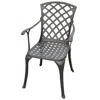 Crosley Furniture Sedona 2pc High Back Armchair Set Black - 2 High Back Armchairs