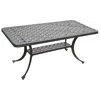 Crosley Furniture Sedona Rectangular Coffee Table Black