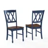 Crosley Furniture Shelby 2-piece Dining Chair Set Navy - 2 Chairs