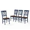 Crosley Furniture Shelby 4-piece Dining Chair Set Navy - 4 Chairs