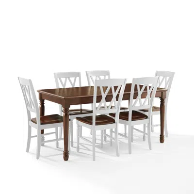 Crosley Furniture Shelby 7-piece Dining Table Set For 6 In White