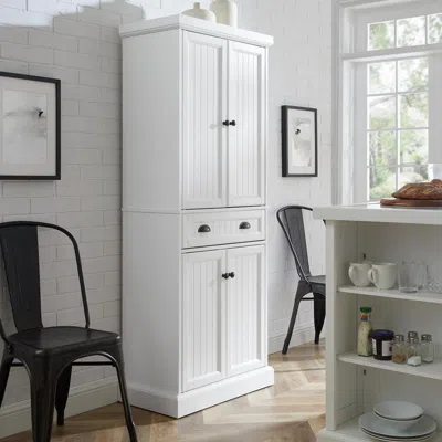 Crosley Furniture Shoreline Pantry White