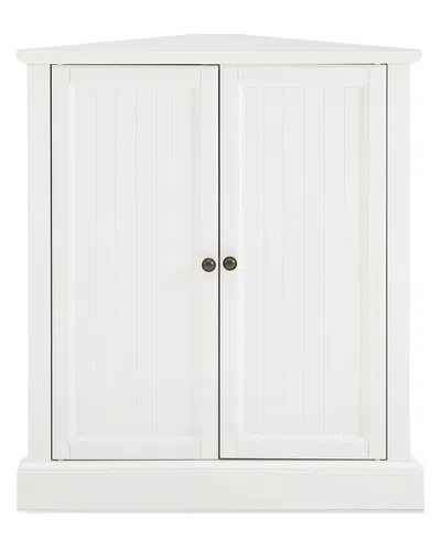 Crosley Furniture Shoreline Stackable Corner Pantry In White