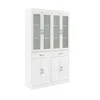 Crosley Furniture Stanton 2pc Glass Door Pantry Set White - 2 Pantries