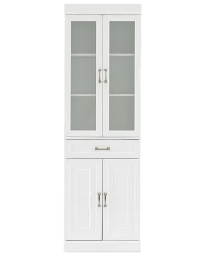 Crosley Furniture Stanton Glass Door Pantry In White
