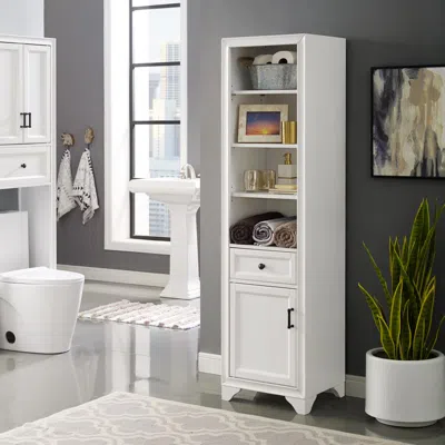 Crosley Furniture Tara Linen Cabinet White