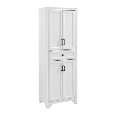 Crosley Furniture Tara Pantry Distressed White