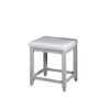 Crosley Furniture Vista Vanity Stool Gray/creme