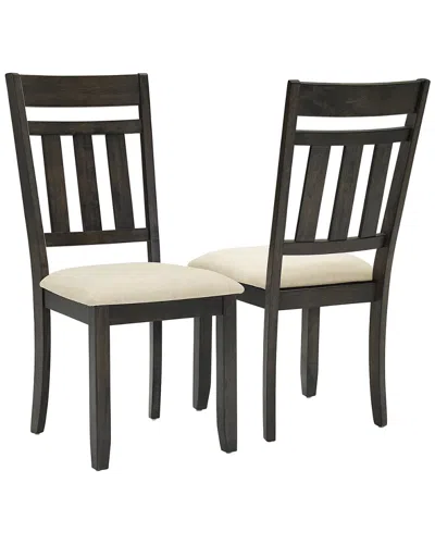Crosley Hayden 2pc Dining Chair Set In Black