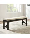 Crosley Hayden Dining Bench In White