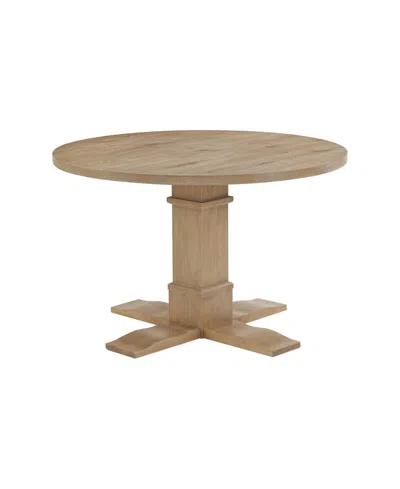 Crosley Joanna Round Dining Table In Brown