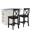 Crosley Julia Island W/x-back Stools